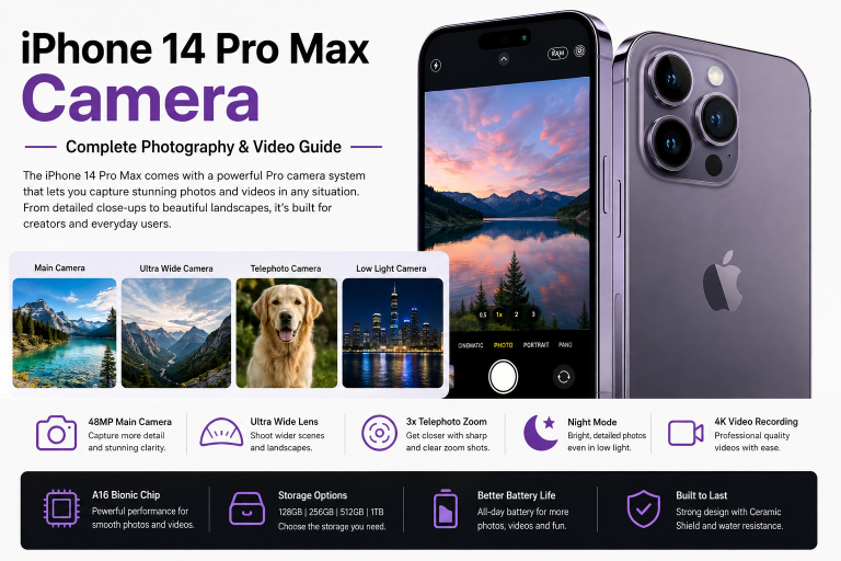 iPhone 14 Pro Max Camera – Complete Photography & Video Guide