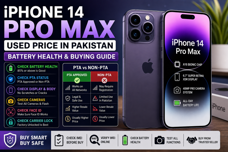 iPhone 14 Pro Max used price in Pakistan
