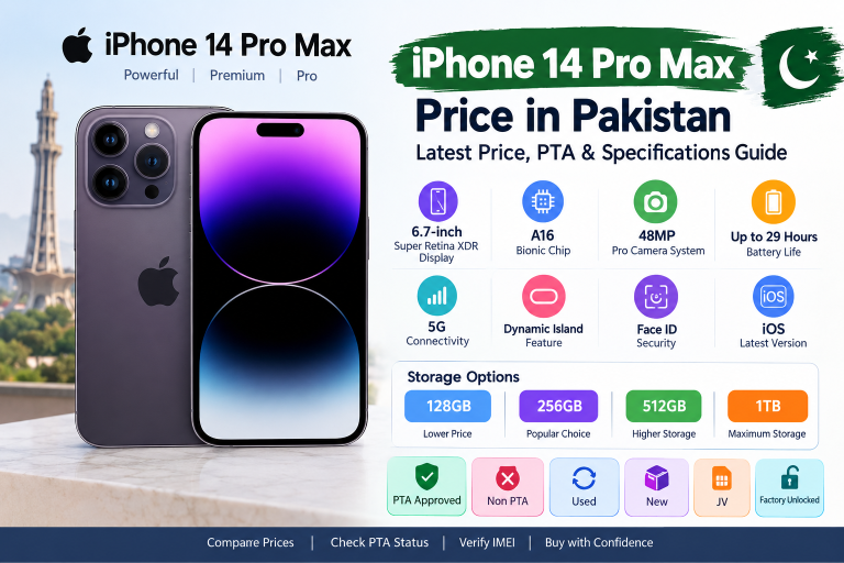 iPhone 14 Pro Max Price in Pakistan – Latest Price, PTA & Specifications